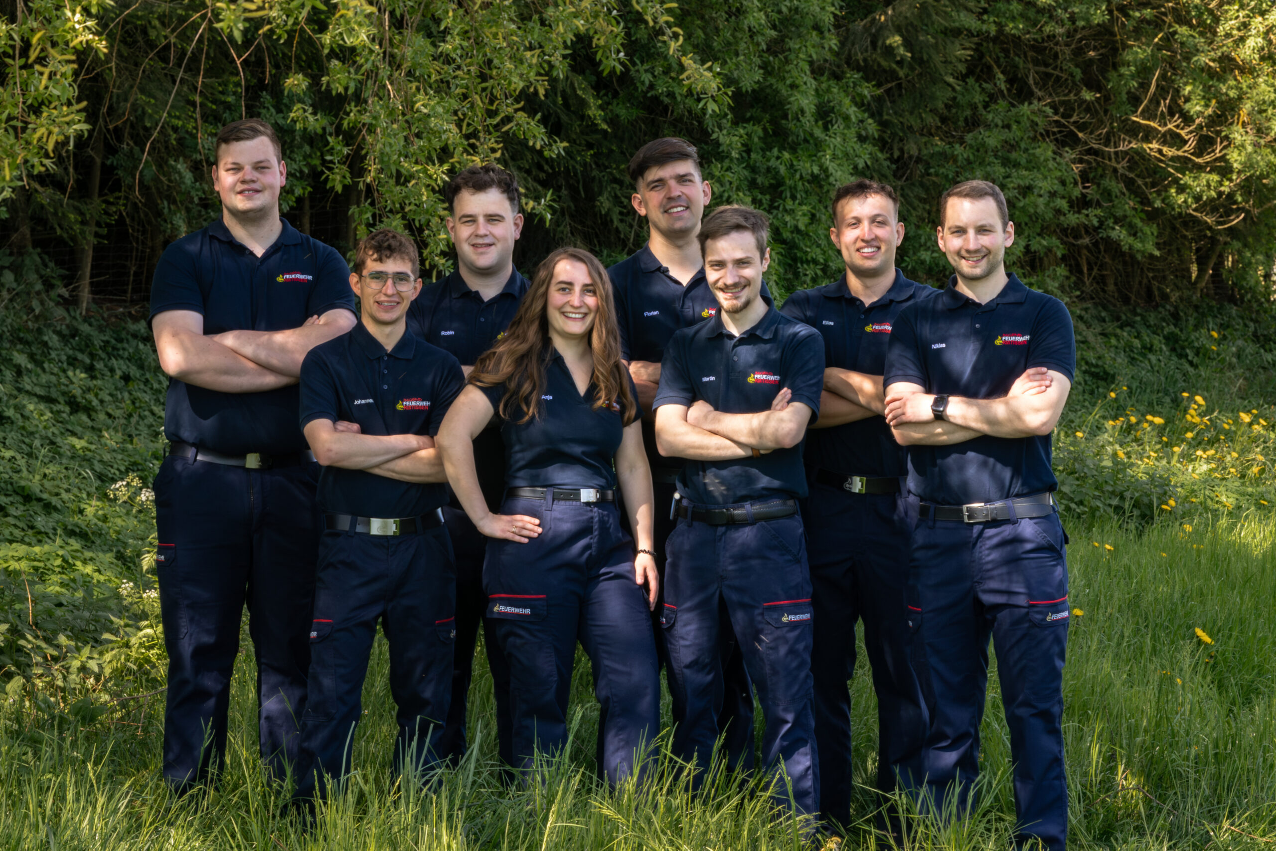 Gruppenbild der Jugendfeuerwehr Rißtissen